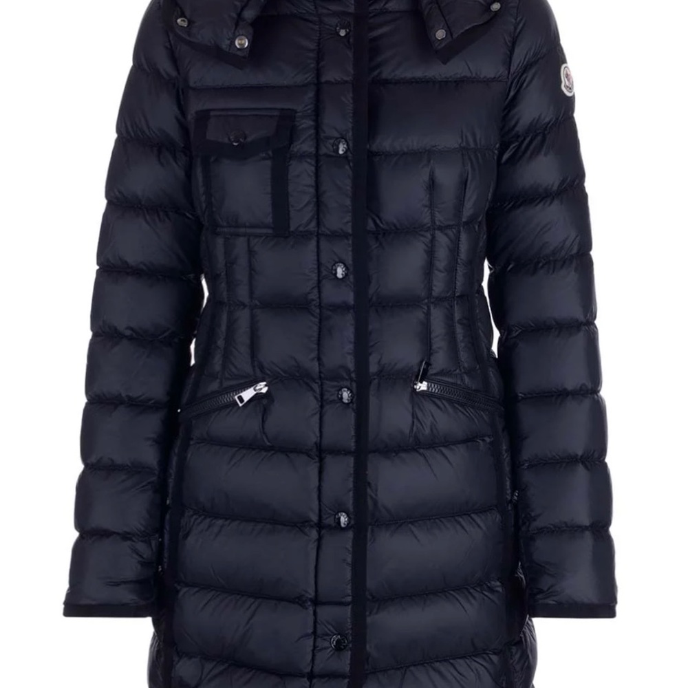 Moncler Hermine Long Down Jacket